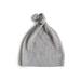 Bonnet de naissance à noeud - 0-3 mois - Gris par Mushie - Collection d'hiver | Jourès