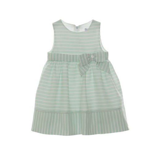 Dress - 6m to 4T - Green Stripes par Patachou - Dresses & skirts | Jourès