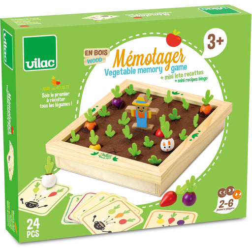 Vegetable Garden Memory Game par Vilac - Toys & Games | Jourès