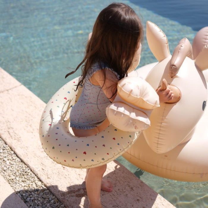 Arm Floaties - Heart-shaped - Unicorn par Konges Sløjd - Swimming pool accessories | Jourès