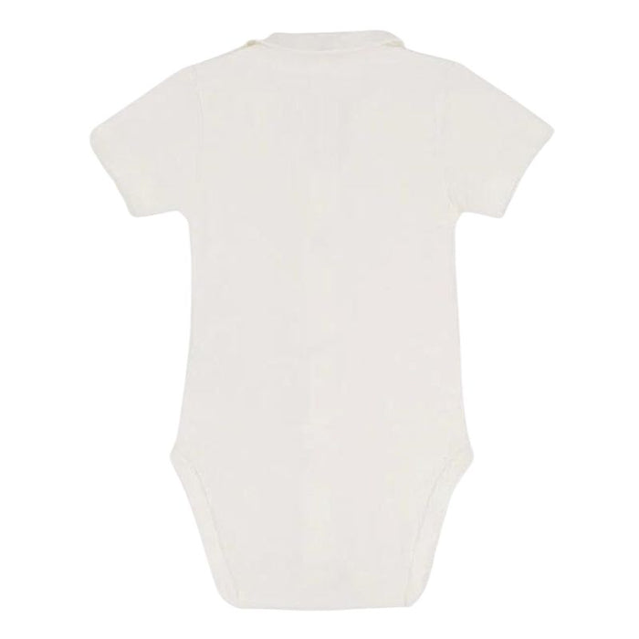 Short Sleeves Bodysuit - 1m to 18m - Marshmallow par Petit Bateau - Shorts | Jourès