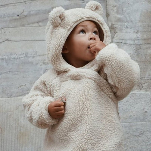 Combinaison Teddy pour bébé Grizz - Blanc cassé par Konges Sløjd - Vêtements d'extérieur | Jourès