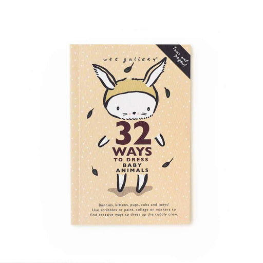 Activity Book - 32 Ways to Dress Baby Animals par Wee Gallery - The Black & White Collection | Jourès
