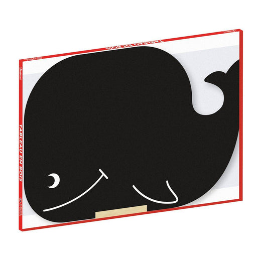 Ardoise en bois - Baleine par Jeujura - La collection noir & blanc | Jourès