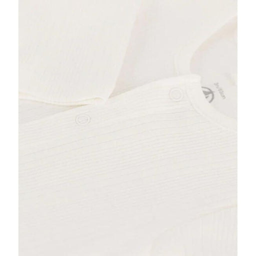 Pyjama en coton biologique Dors-bien - 1m à 6m - Marshmallow par Petit Bateau - Idées-cadeaux pour baby shower | Jourès