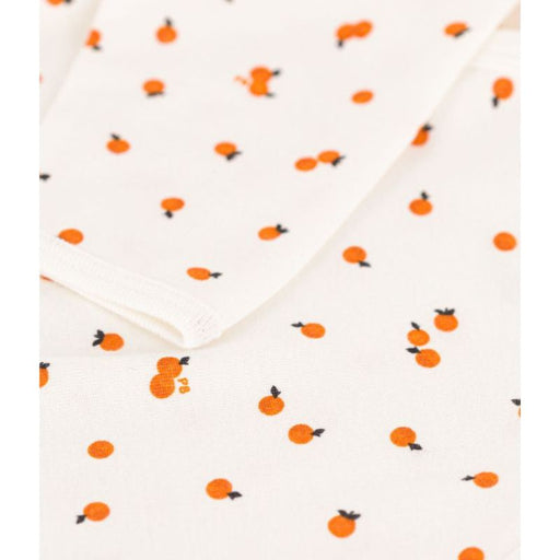 Pyjama en coton biologique Dors-bien - 1m à 6m - Oranges par Petit Bateau - Pyjamas | Jourès
