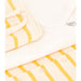 3-piece Cotton Set  - 1m to 18m - Daisy Stripes par Petit Bateau - Petit Bateau | Jourès