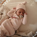 Gigoteuse à noeud bébé naissant - 0-3 mois - Blush par Mushie - Mousselines et doudous | Jourès