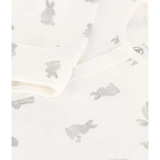 2-in-1 Sleeping Bag- 1m to 6m - Marshmallow / Grey par Petit Bateau - Pajamas | Jourès