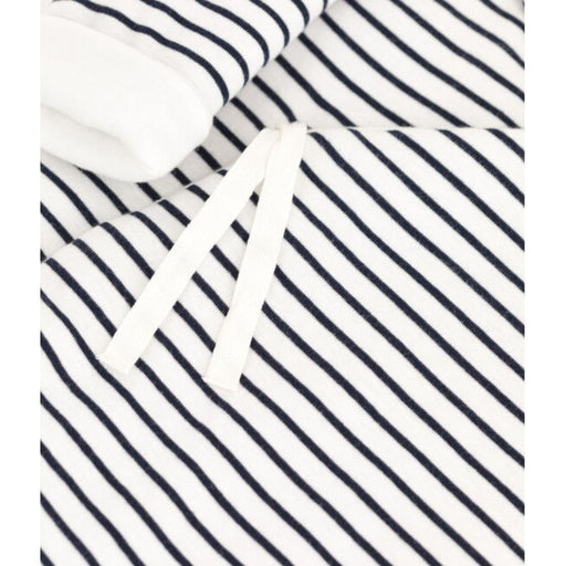 Long Sleeves One-Piece - 1m to 18m - Black/Stripes par Petit Bateau - Pajamas, Baby Gowns & Sleeping Bags | Jourès