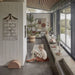 Maru Wall Rug - Brown / Offwhite par OYOY Living Design - Wall Decor | Jourès