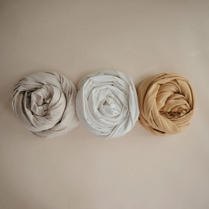 Mushie Baby Wrap - Ivoire par Mushie - Swaddles, Muslin Cloths & Blankets | Jourès
