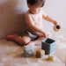 Silicone Stacking Tower - Rosesand mix par Konges Sløjd - Stacking Cups & Blocks | Jourès