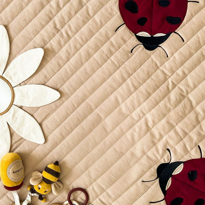 Activity Blanket - Organic Cotton -  Lady bug par Konges Sløjd - Play Mats & Play Gyms | Jourès