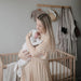 Ribbed Knotted Newborn Baby Gown - 0-3m - Tradewinds par Mushie - Mushie | Jourès