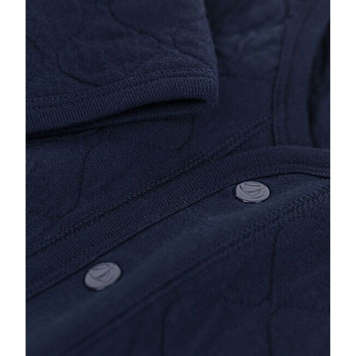 Quilted Cardigan - 6m to 36m - Smoking par Petit Bateau - T-shirts, sweaters & cardigans | Jourès