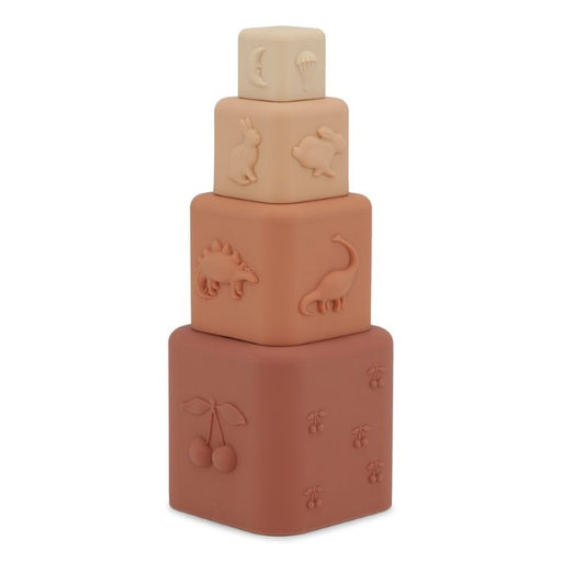 Silicone Stacking Tower - Rosesand mix par Konges Sløjd - Gifts $50 to $100 | Jourès