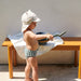 Gorm Reversible Seersucker Sun Hat - 0m to 2Y - Tuscany rose / Sandy par Liewood - Liewood - Clothes | Jourès