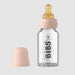 BIBS Baby Glass Bottle Complete Set Latex - 110ml - Blush par BIBS - Glass Baby Bottles | Jourès