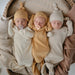 Ribbed Knotted Newborn Baby Gown - 0-3m - Beige melange par Mushie - Home Decor | Jourès