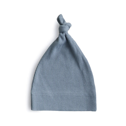 Ribbed Newborn Baby Beanie - 0-3m - Tradewinds par Mushie - Gifts $50 or less | Jourès