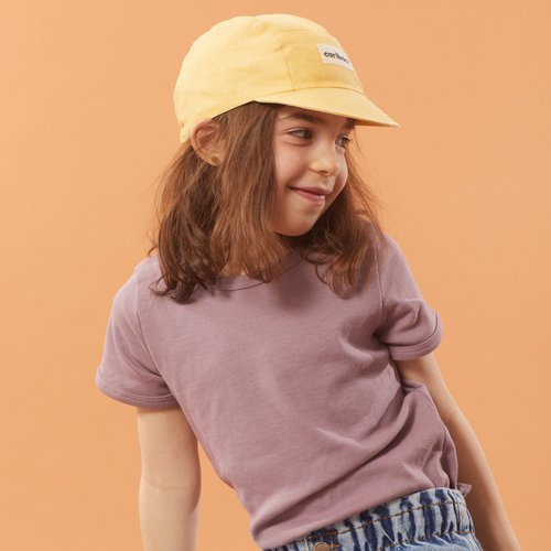 Caribou 5-panel linen Cap - Kids - S,M,L - Mango par Caribou - Sun hats | Jourès