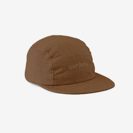 Caribou 5-panel linen Cap - Adult -  Chocolate par Caribou - Sun hats | Jourès