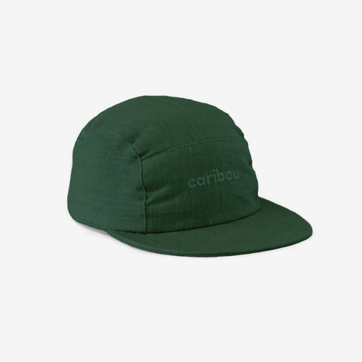 Caribou 5-panel linen Cap - Adult -  Emerald par Caribou - Sun hats | Jourès