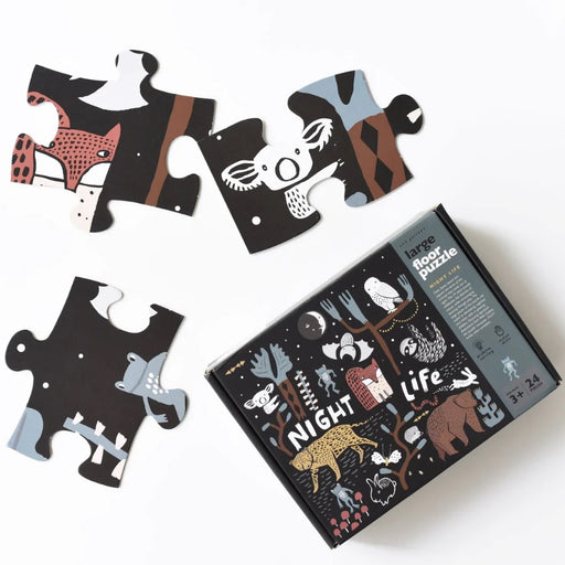 Floor Puzzle - Night Life par Wee Gallery - Puzzles, Memory Games & Magnets | Jourès