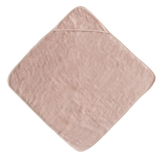 Serviette à capuchon en coton biologique - Rose pâle par Mushie - Mushie | Jourès