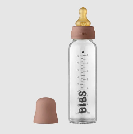 BIBS Baby Glass Bottle Complete Set Latex - 225ml - Woodchuck par BIBS - Baby Bottles | Jourès