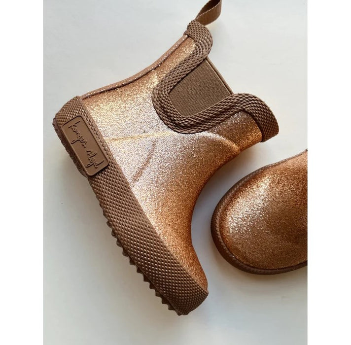 Welly Rain Rubber Boots - T.30 (one size left!) - Glitter Tuscany par Konges Sløjd - Rain boots | Jourès