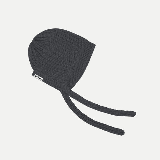 Baby Merino Whool Beanie - 6m to 18m - Charcoal par Caribou - Hats & Gloves | Jourès