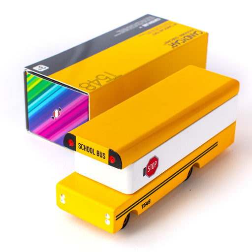 Wooden Toy - Candycar School Bus par Candylab - Toys & Games | Jourès