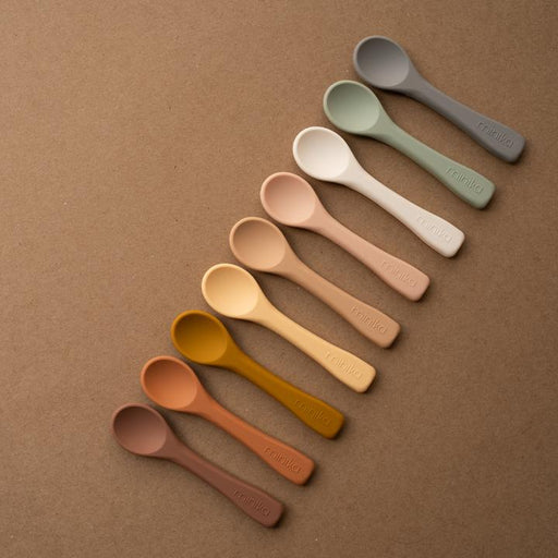 Silicone spoon for baby- Shell par Minika - Cutlery | Jourès