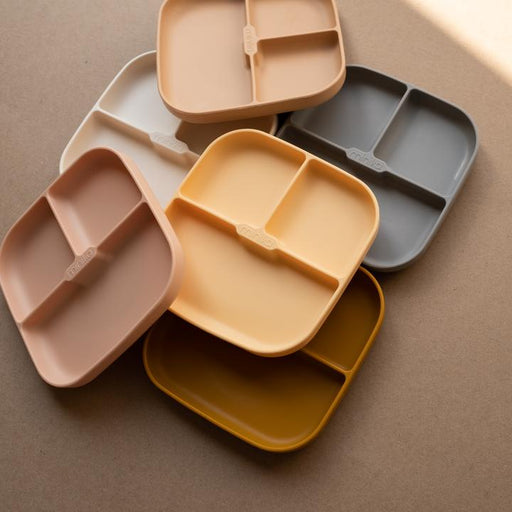 Silicone plate for baby - Blush par Minika - Minika | Jourès