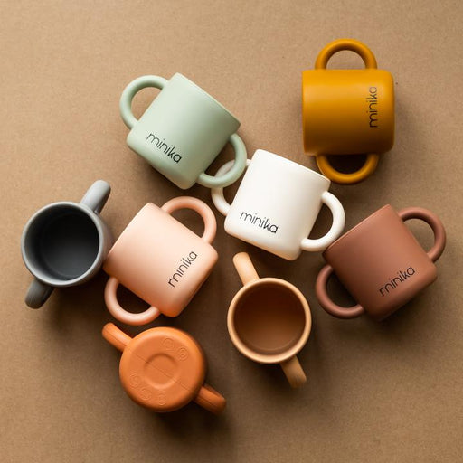 Kids Learning cup with handles - Sage par Minika - Stocking Stuffers | Jourès