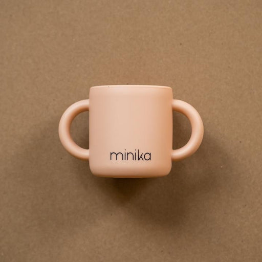 Kids Learning cup with handles - Blush par Minika - Baby Bottles & Mealtime | Jourès