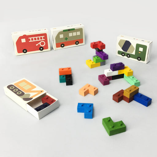 Pocket Crayon Blocks - Cars par Goober - Stacking Cups & Blocks | Jourès