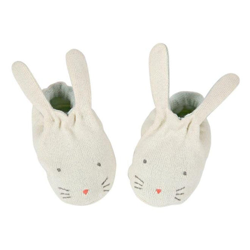 Chaussons pour Bébé - Lapin - Menthe par Meri Meri - L' année du lapin | Jourès