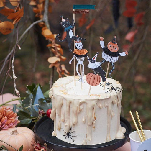 Vintage Halloween Cake Toppers par Meri Meri - Year of the Cat | Jourès