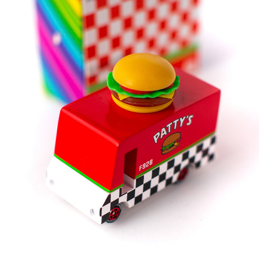 Wooden Toy - Candyvan -  Pattys Hamburger Van par Candylab - Cars, Trains & Planes | Jourès