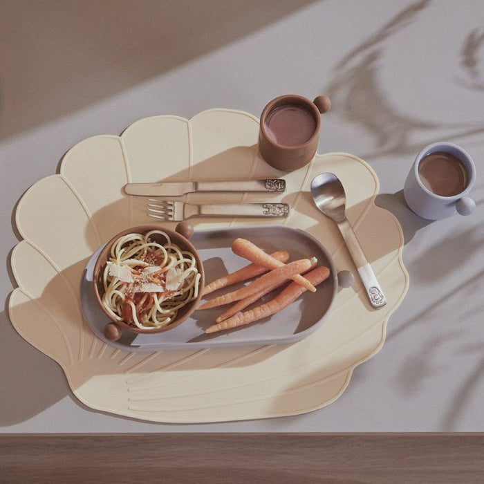 We Love Animals Cutlery - Set of 3 - Brushed Steel par OYOY Living Design - Mealtime | Jourès