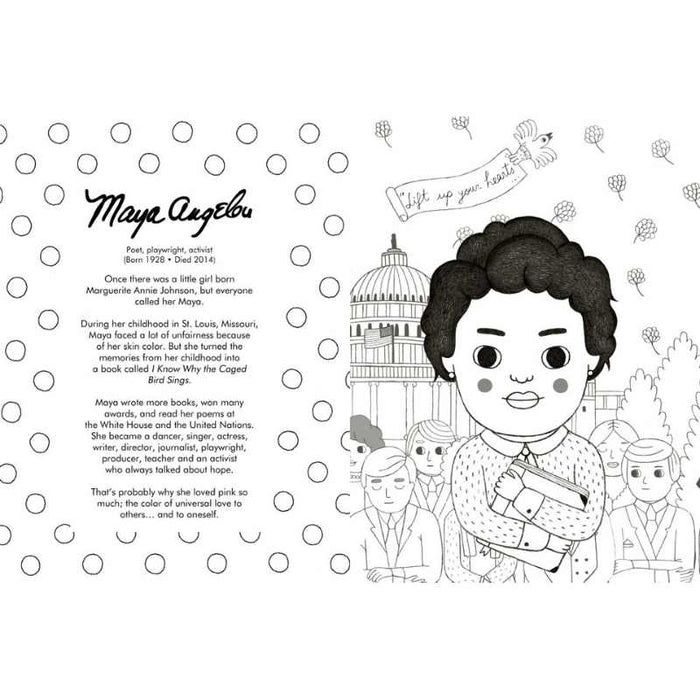 Little People Big Dreams - Coloring book par Little People Big Dreams - Books | Jourès