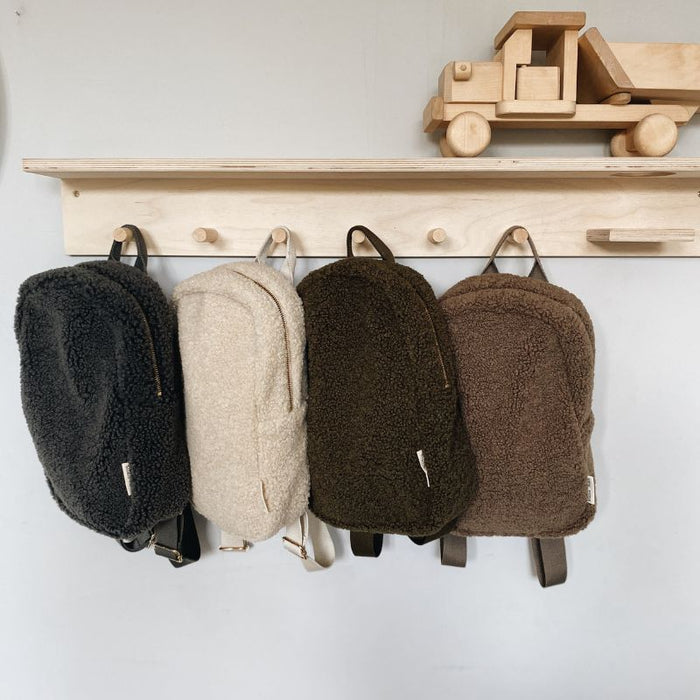 Mini sac à dos - Teddy - Gris foncé par Studio Noos - Sacs à dos & Valises | Jourès