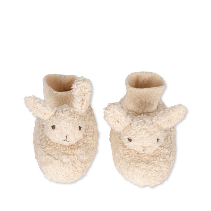 Bunny Teddy Footies - Size 22-27 - Beige par Konges Sløjd - Shoes | Jourès