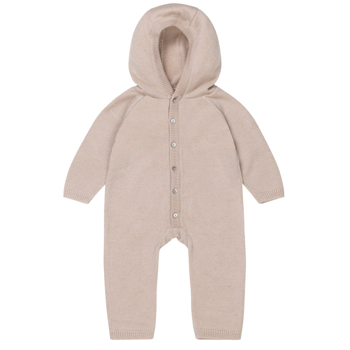 Tomama Wool Onesie - Newborn to 6m - Peach Dust par Konges Sløjd - Gifts $100 and more | Jourès