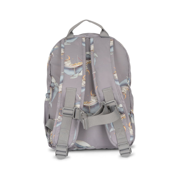 Rainy Kids Backpack Junior - Whale Boat par Konges Sløjd - Backpacks & Mini Handbags | Jourès