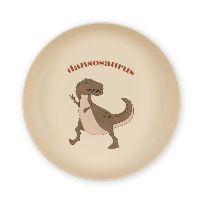 Dinner set - Dino Dansosaurus par Konges Sløjd - Plates & Bowls | Jourès