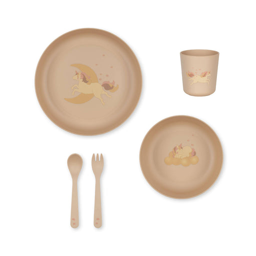 Dinner Set - Unicorn par Konges Sløjd - Cups, Sipping Cups and Straws | Jourès